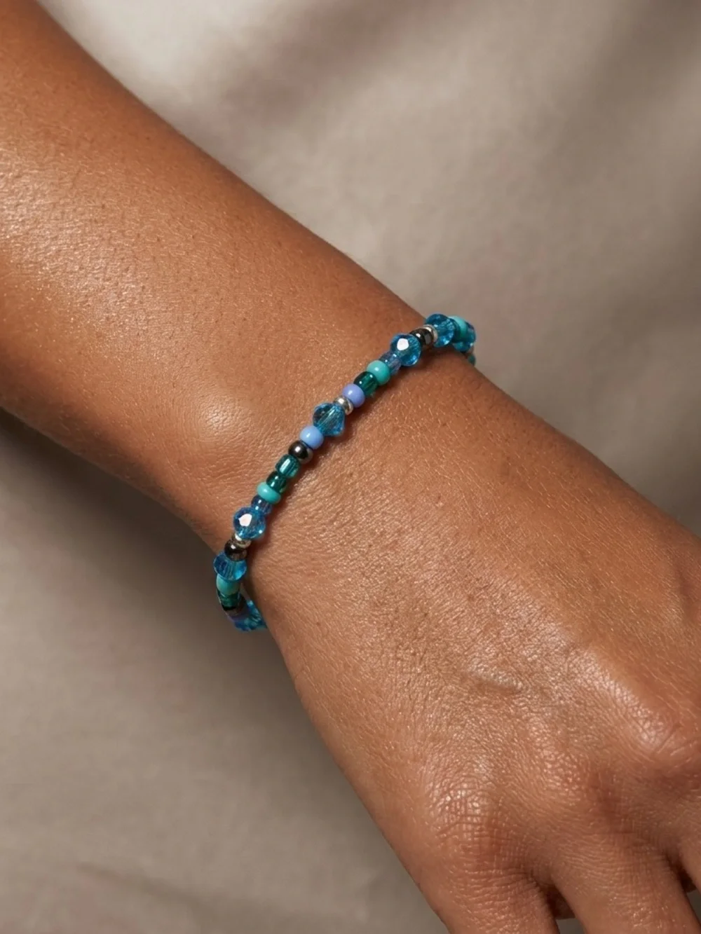 Handcrafted Minimalist Beaded Bracelet